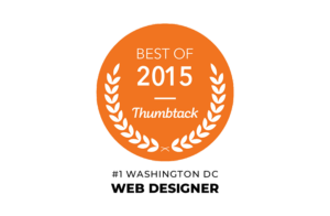 Best of 2015 Thumbtack #1 Washington DC Web Designer
