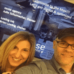 Brian Loebig and Julie Schumacher selfie