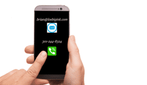 Hand dialing cell phone